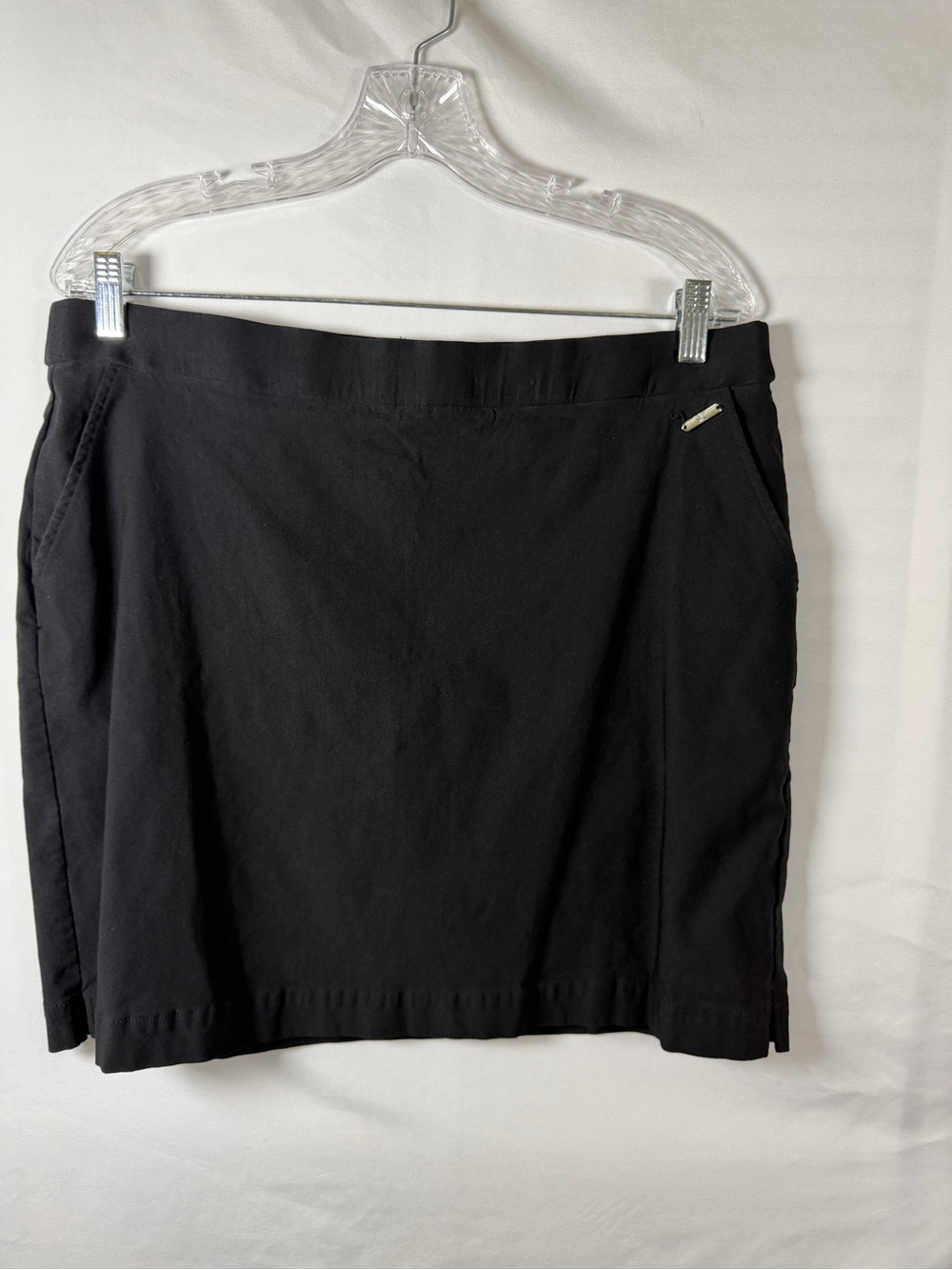 Rafaella Black Mini Skirt - Clean A-Line Silhouette